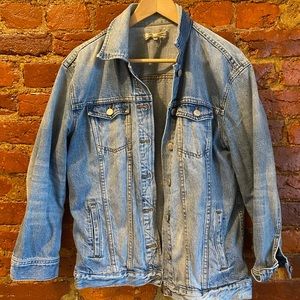Madewell Oversized trucker Jean Jacket